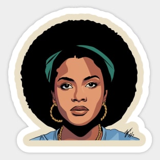 Lauryn Hill art Sticker